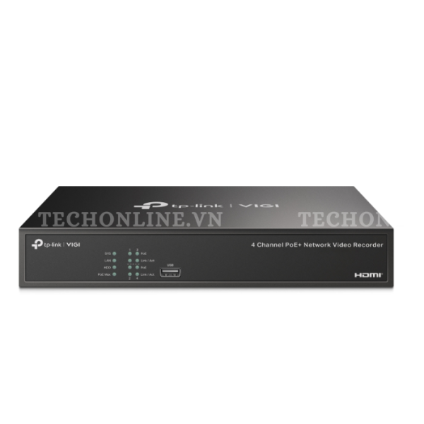 Đầu ghi 4 kênh PoE+ VIGI NVR1004H-4P