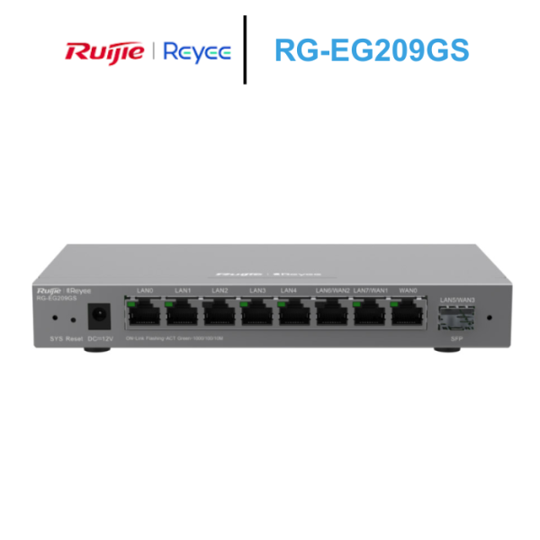 Router cân bằng tải Ruijie Reyee RG-EG209GS