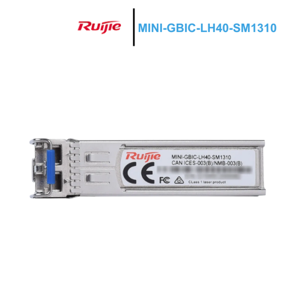 Module Quang RUIJIE MINI-GBIC-LH40-SM1310, bước sóng ngắn 1000Base-LH, khoảng cách tối đa 40km