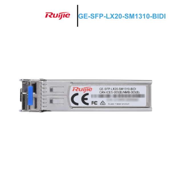 Thiết bị Module Quang RUIJIE GE-SFP-LX20-SM1310-BIDI, đầu nối LC khoảng cách tối đa 20km
