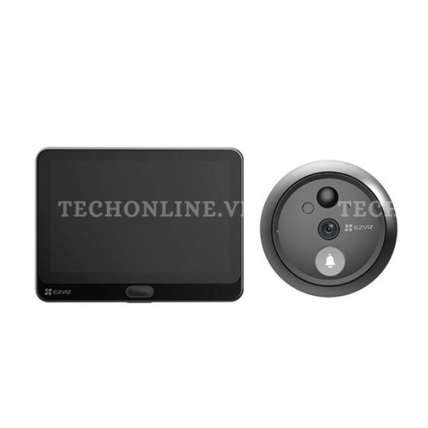 Chuông cửa và màn hình wifi không dây sử dụng pin sạc Ezviz HP4
