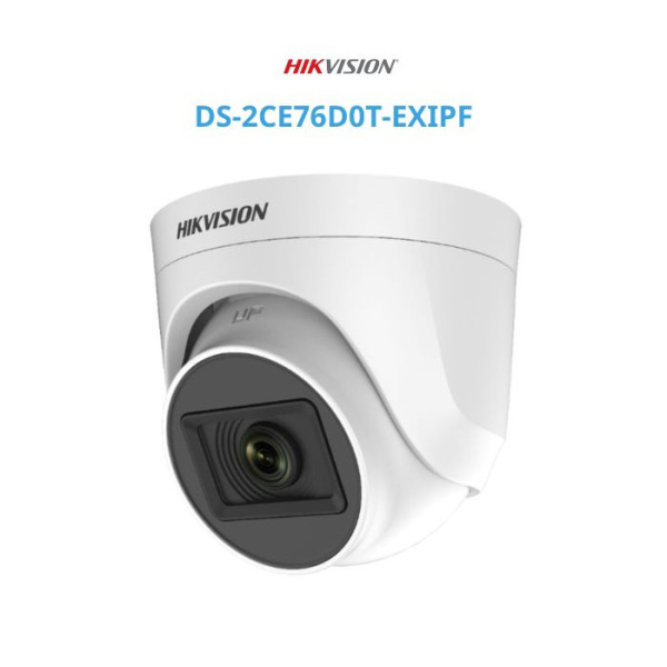 Camera HDTVI Hikvision DS-2CE76D0T-EXIPF