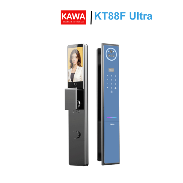 Khóa cửa vân tay Kawa KT88F Ultra Face 3D