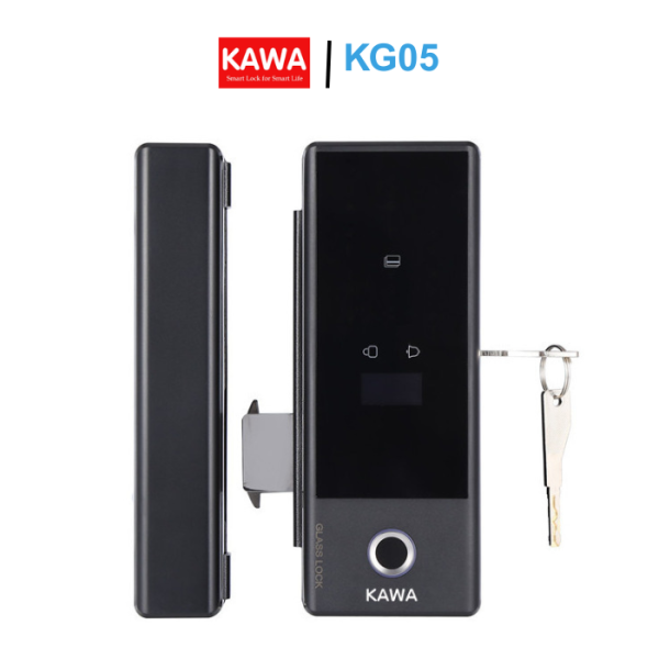 Khóa cửa kính vân tay cao cấp Kawa KG05