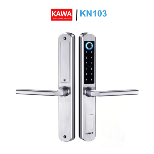 Khóa cửa nhôm kính vân tay Kawa KN103
