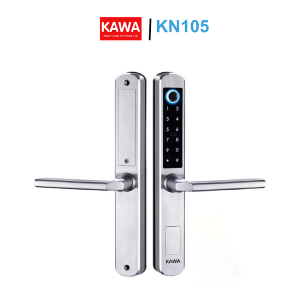 Khóa vân tay cửa nhôm kính KAWA-KN105