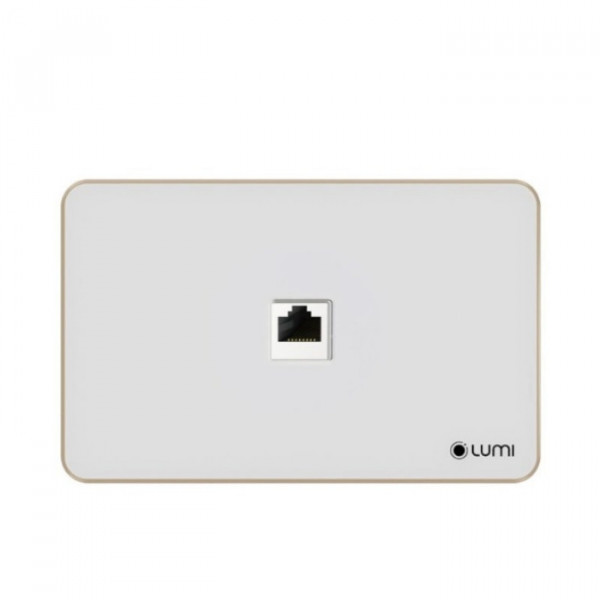 Ổ mạng Luso viền thẳng Champagne LM-SKi/SC