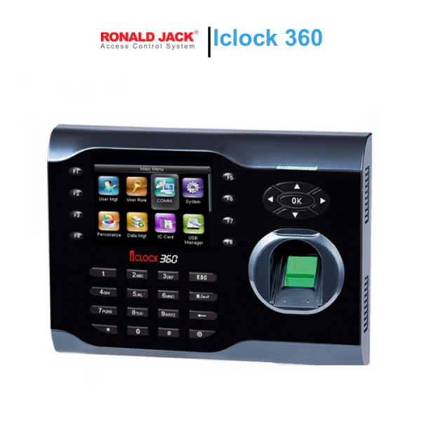 Máy chấm công vân tay Ronald Jack Iclock 360