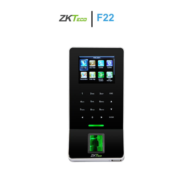 Máy chấm công kiểm soát ra vào Zkteco F22