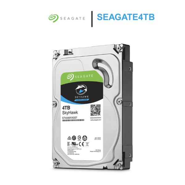 Ổ cứng Seagate SkyHawk 4TB 5400rpm SATA 3.5Inch (ST4000VX016)