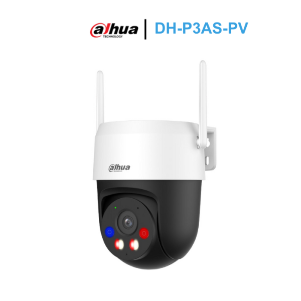 Camera PT Wifi Dahua 360 độ ngoài trời 3MP DH-P3AS-PV