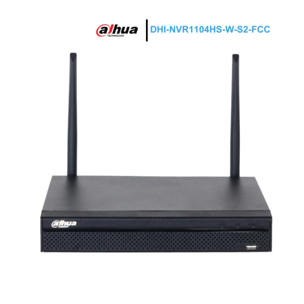 Đầu ghi hình IP Wifi 4 kênh Dahua DHI-NVR1104HS-W-S2-FCC