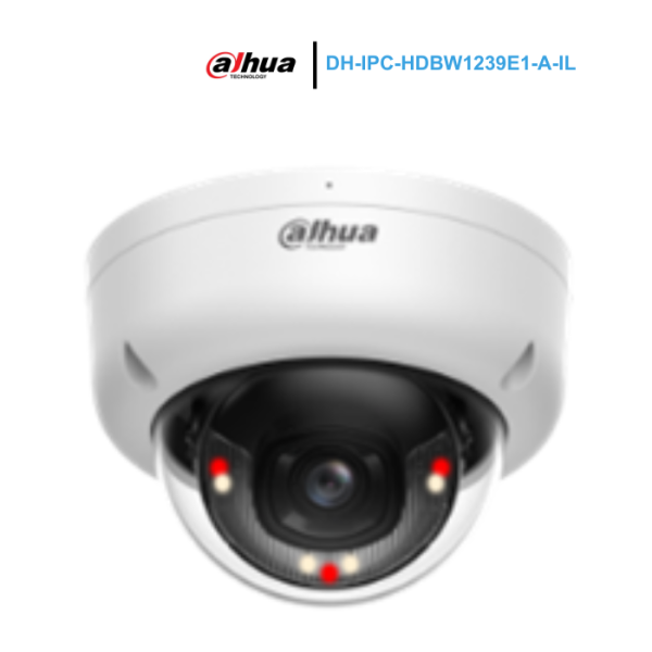 Camera Dome Dahua DH-IPC-HDBW1239E1-A-IL 2MP