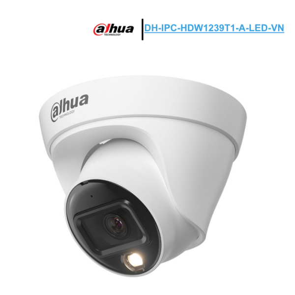 Camera IP Dome trong nhà Dahua DH-IPC-HDW1239T1-A-LED-VN 2MP
