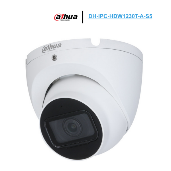 Camera Dome Dahua DH-IPC-HDW1230T-A-S5 2MP