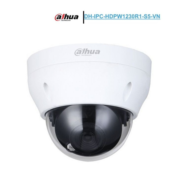 Camera Dome trong nhà Dahua DH-IPC-HDPW1230R1-S5-VN 2MP