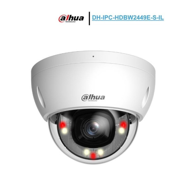 Camera IP Dome Dahua DH-IPC-HDBW2449E-S-IL 4MP