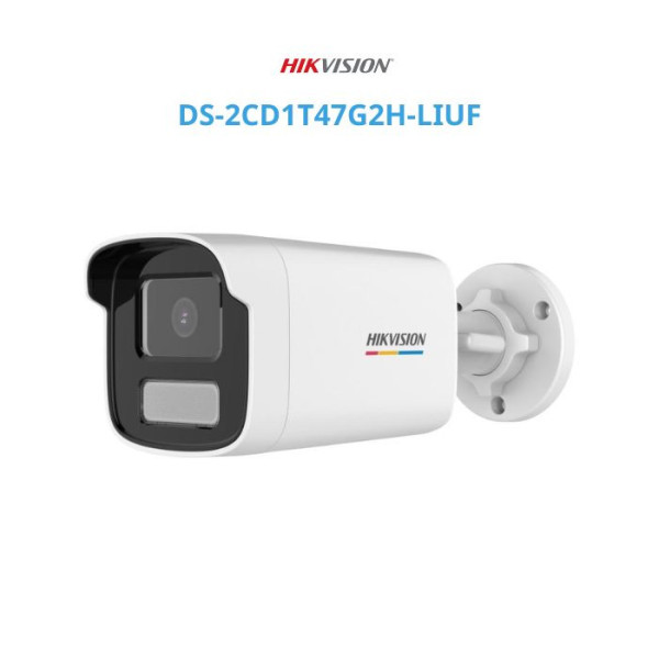 Camera thân trụ ngoài trời DS-2CD1T47G2H-LIUF 4MP – Camera ColorVu