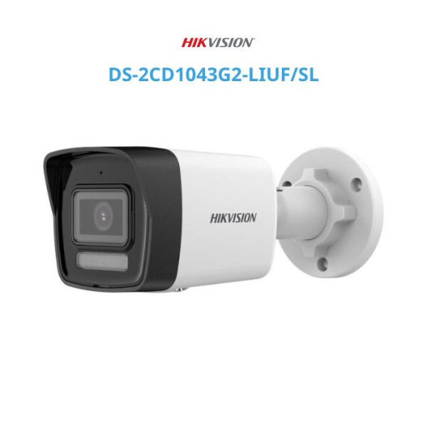 Camera IP  Hikvision hình trụ 4MP DS-2CD1043G2-LIUF/SL
