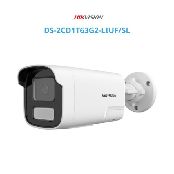 Camera IP 6MP Hikvision DS-2CD1T63G2-LIUF/SL