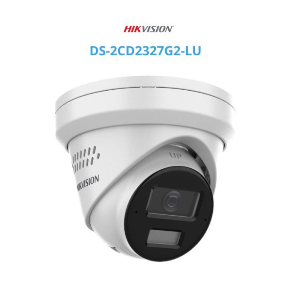 Camera IP Colorvu 2MP HIKVISION DS-2CD2327G2-LU tích hợp MIC