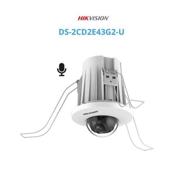 Camera IP Dome 4MP Hikvision DS-2CD2E43G2-U