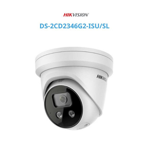 Camera IP AcuSense Dome 4MP HIKVISION DS-2CD2346G2-ISU/SL