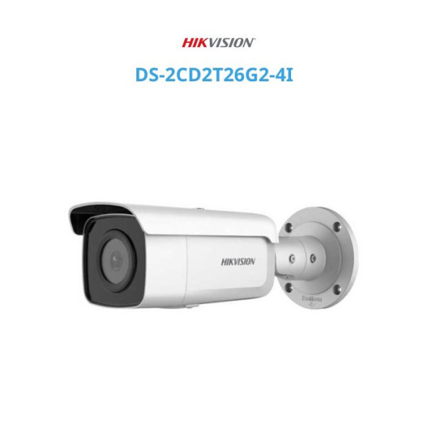 Camera IP AcuSense thân trụ 2MP HIKVISION DS-2CD2T26G2-4I