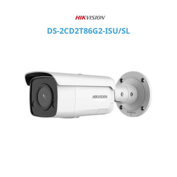 Camera IP AcuSense thân trụ 8MP HIKVISION DS-2CD2T86G2-ISU/SL