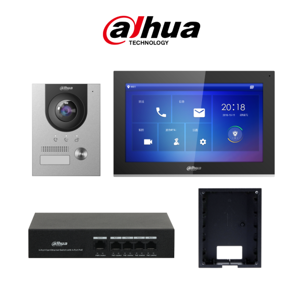 Bộ chuông cửa có hình IP Dahua (màn 10 inch)