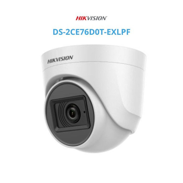 Camera HDTVI Hikvision DS-2CE76D0T-EXLPF 2MP