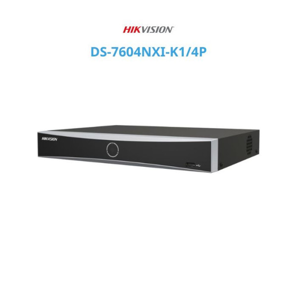 Đầu ghi IP 4 kênh Hikvision DS-7604NXI-K1/4P