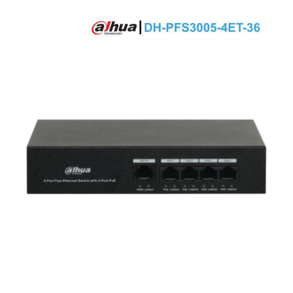 Switch PoE 4 cổng Dahua DH-PFS3005-4ET-36