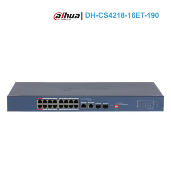 Switch PoE 16 Port Dahua DH-CS4218-16ET-190
