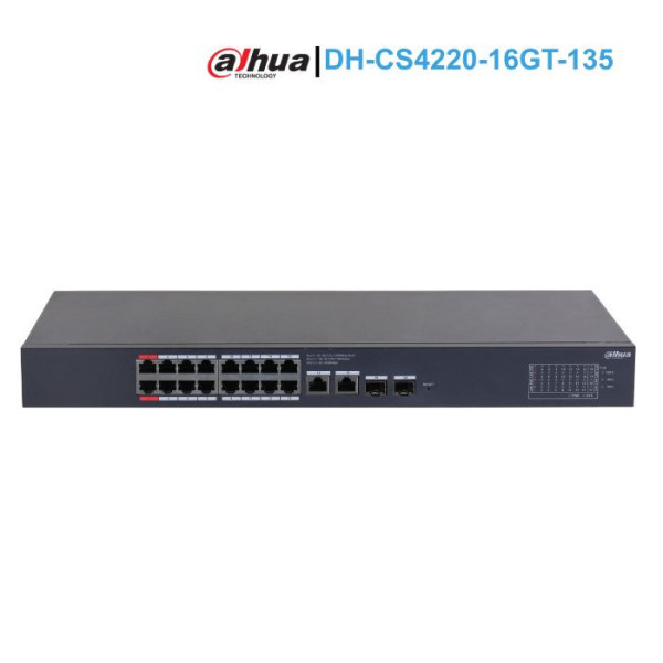 Switch PoE Cloud 20 port Dahua DH-CS4220-16GT-135