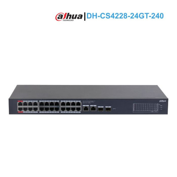 Switch PoE Cloud 28 port với 24 port PoE Dahua DH-CS4228-24GT-240