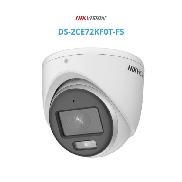 Camera HDTVI Hikvision DS-2CE72KF0T-FS 3K 5MP