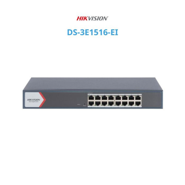 Switch mạng Gigabit 16 cổng HIKVISION DS-3E1516-EI