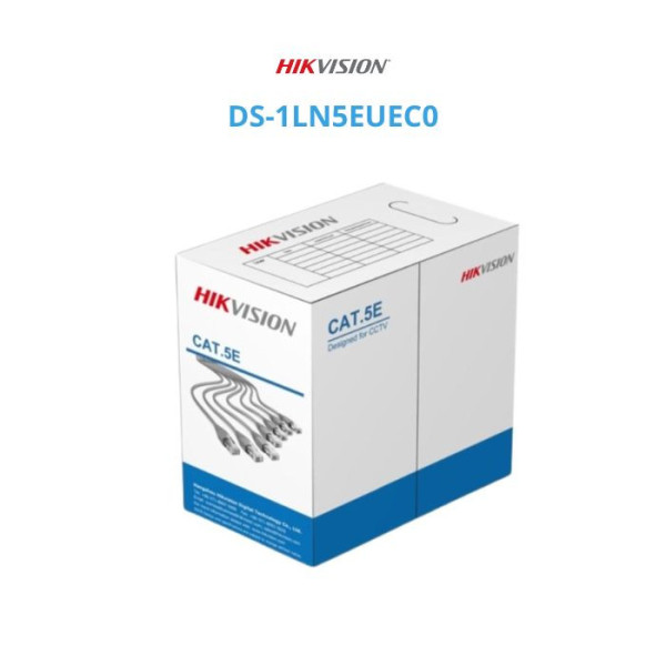 Cáp mạng Cat 5E Hikvision DS-1LN5EUEC0