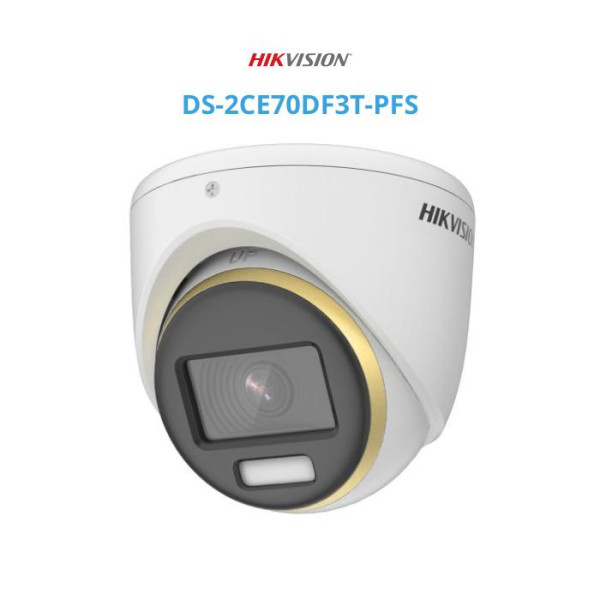 Camera HDTVI Hikvision DS-2CE70DF3T-PFS 2 MP Full Màu
