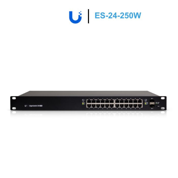 Switch Gigabit 24 Port PoE Ubiquiti EdgeSwitch ES-24-250W