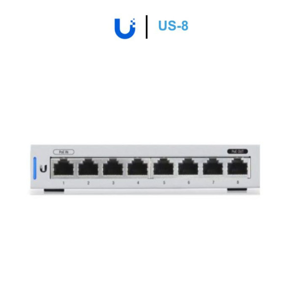 Switch UniFi 8 Ports Gigabit US-8