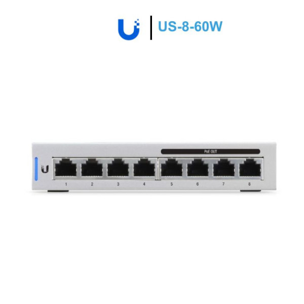 Switch Gigabit PoE 8 port Unifi US-8-60W