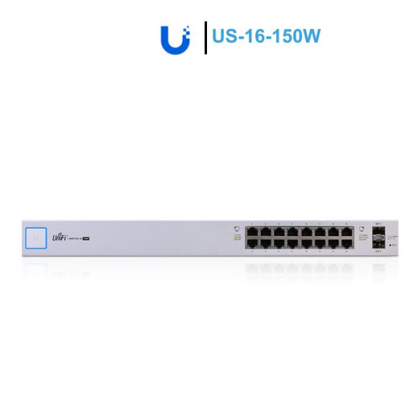Switch Gigabit PoE 16 Port Unifi US-16-150W