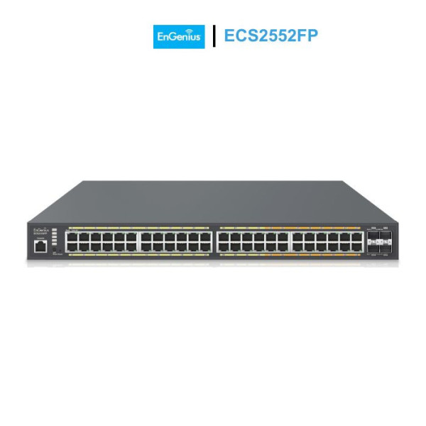 Switch PoE+ EnGenius ECS2552FP Cloud Managed 52 Port Multi-Gigabit