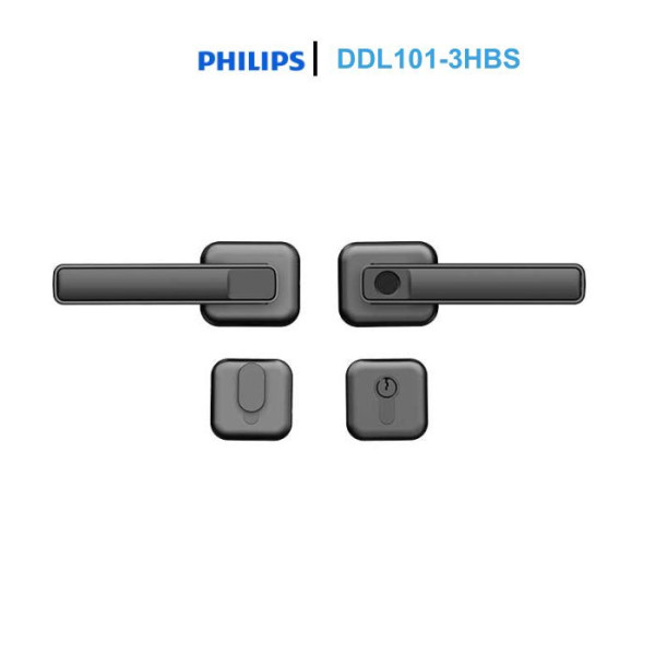 Khóa cửa vân tay Philips DDL101-3HBS