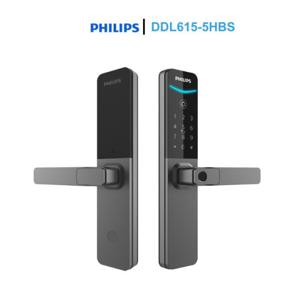 Khóa cửa vân tay Philips DDL615-5HBS