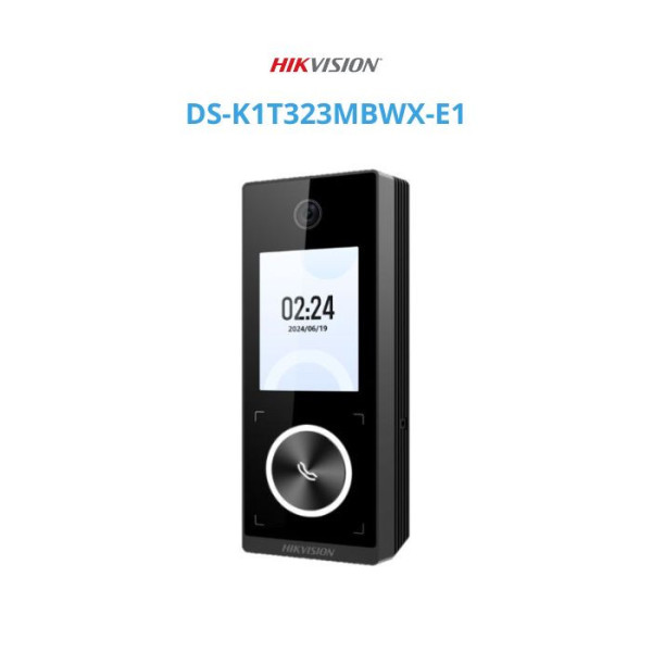 Nút ấn IP cổng có hiển thị màn LCD 2.4 inch DS-K1T323MBWX-E1