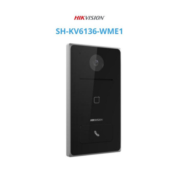 Nút bấm IP cổng cho villa  thiết kế sang trọng, hiện đại, ngoài trời SH-KV6136-WME1