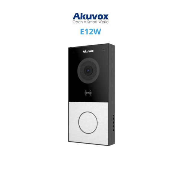 Nút bấm chuông hình IP Akuvox E12W